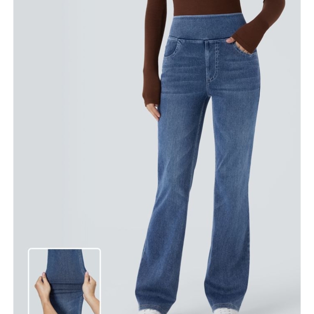 HALARA Blue Flare Women's Jeans